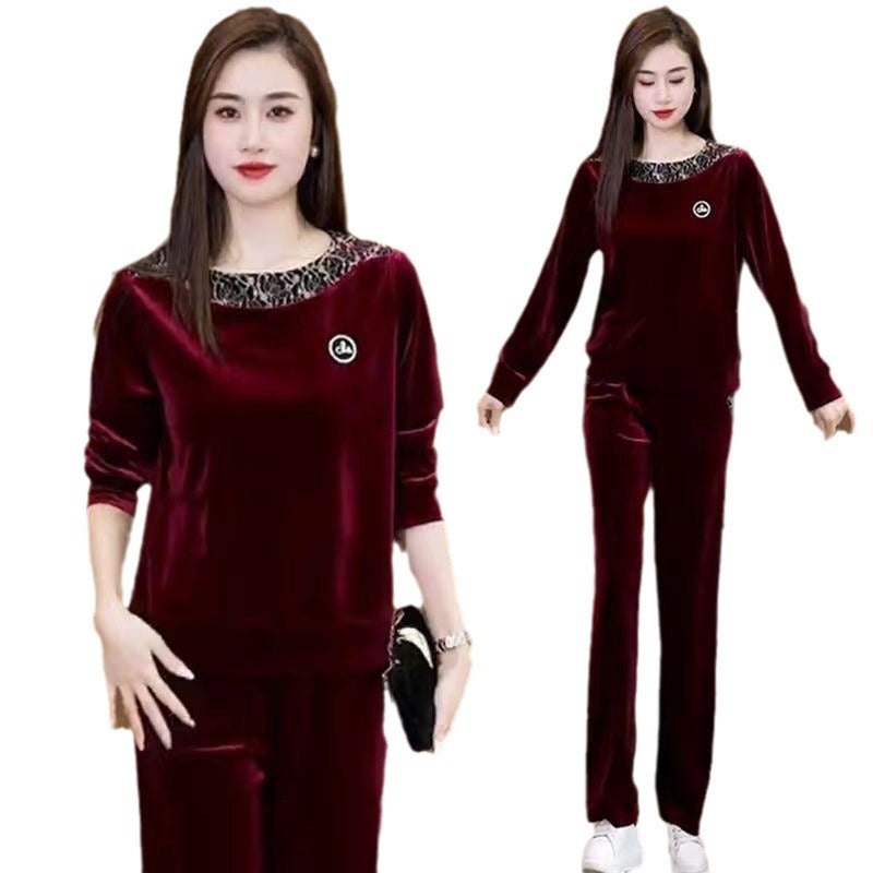 Women's Soft Casual Long Sleeve & Pants Suit（50% OFF）