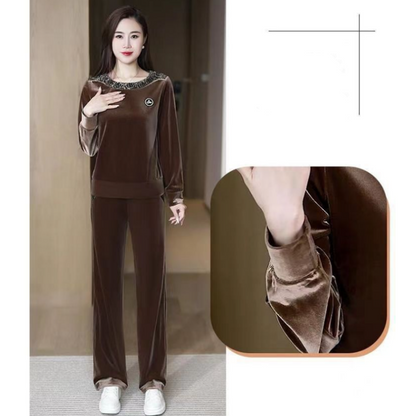 Women's Soft Casual Long Sleeve & Pants Suit（50% OFF）